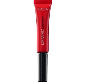 Rouge a levres l'Oréal Lip Paint Lacquer, n°105 Red Fiction, en lot de 6p