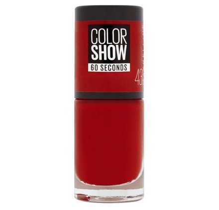 Vernis à ongles Maybelline Color Show n°43 Red Apple, en lot de 6p
