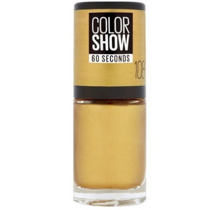 Vernis à ongles Maybelline Color Show n°108 Golden Sand, en lot de 6p