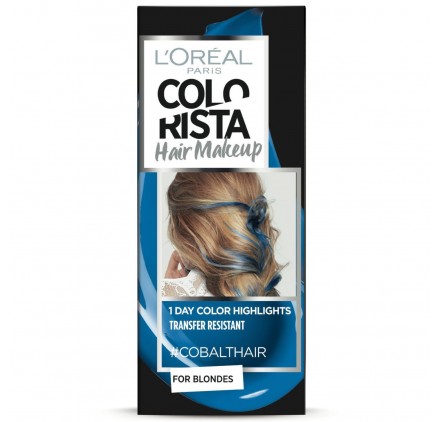 Colorista Coloration éphemere Hair Make Up, teinte Cobalthair, en lot de 6p 