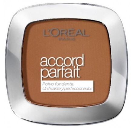 Poudre l'Oréal Accord Parfait n°10D Doré Foncé, en lot de 6p